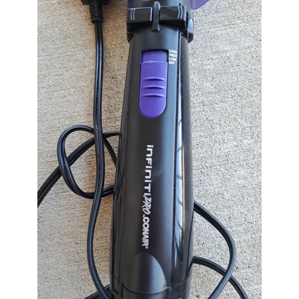 INFINITIPRO CONAIR Hair Spin Air Rotator Styler Hair Drier 2 Inches Barrel Model